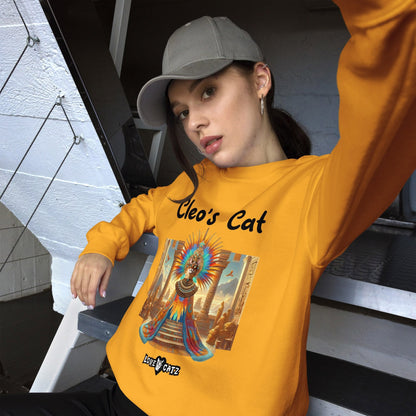 Cleo's Cat Story: Sweatshirt (S–XL) - Design 01