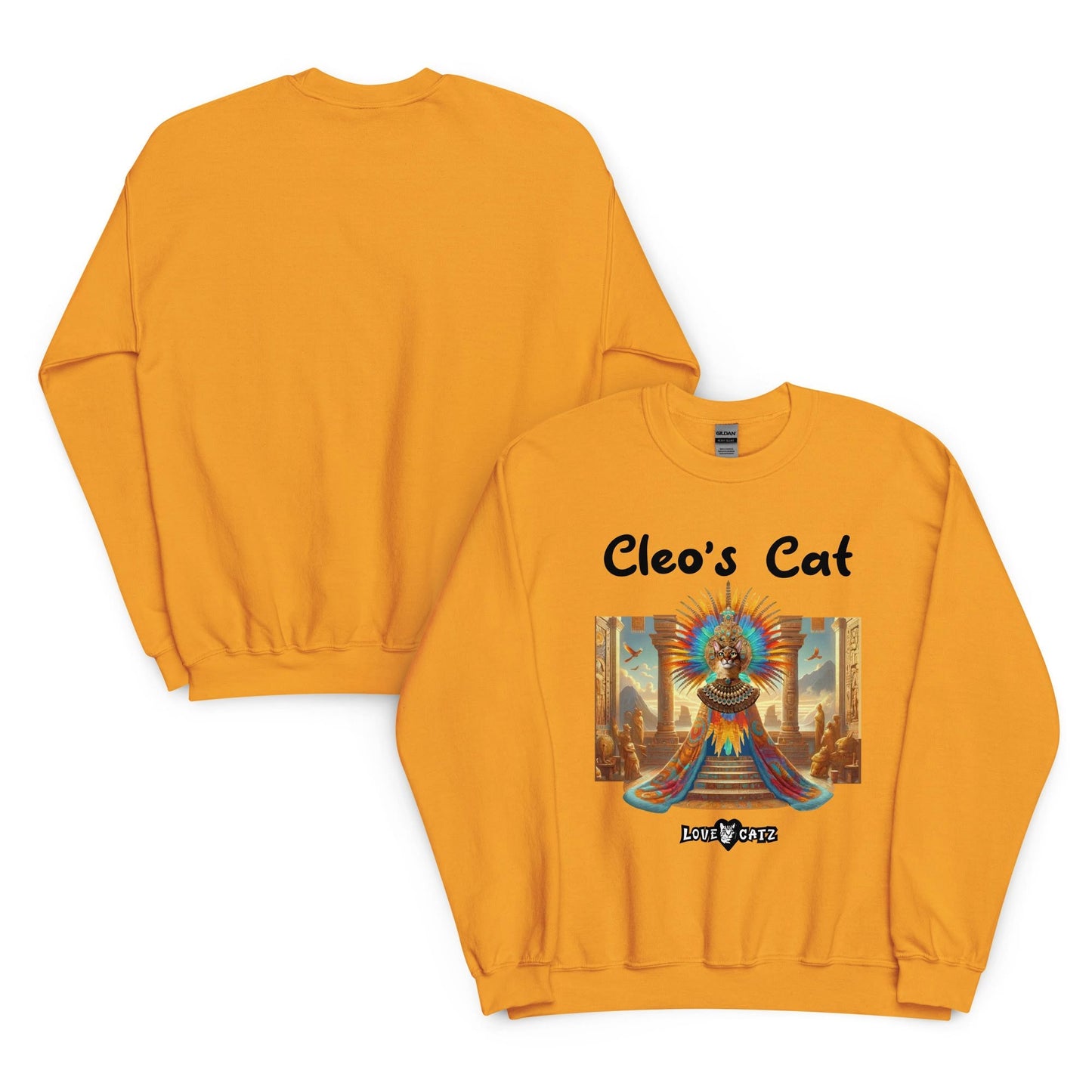 Cleo's Cat Story: Sweatshirt (S–XL) - Design 01