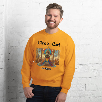 Cleo's Cat Story: Sweatshirt (2XL–5XL) - Design 01 - Double-Sided