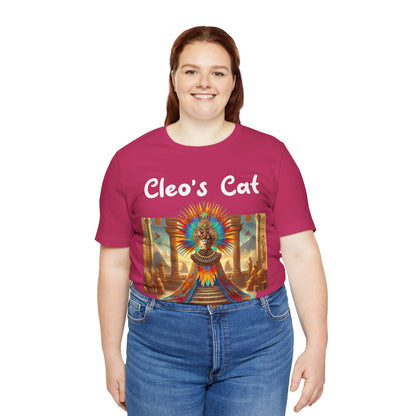 Cleo's Cat Story: T-shirt (2XL–5XL) - Design 01 - Double-Sided