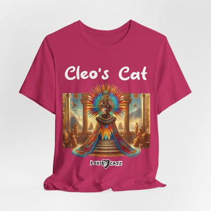Cleo's Cat Story: T-shirt (S–XL) - Design 01 - Double-Sided
