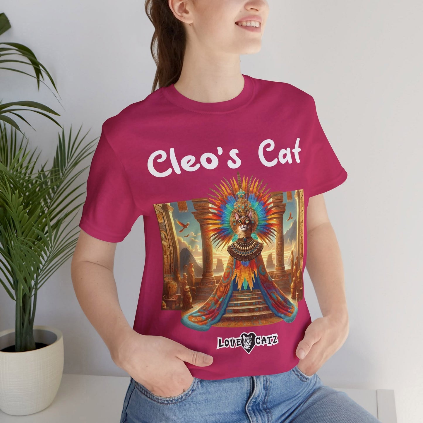 Cleo's Cat Story: T-shirt (S–XL) - Design 01