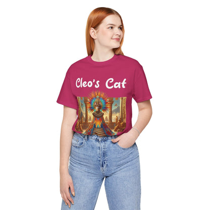 Cleo's Cat Story: T-shirt (S–XL) - Design 01 - Double-Sided