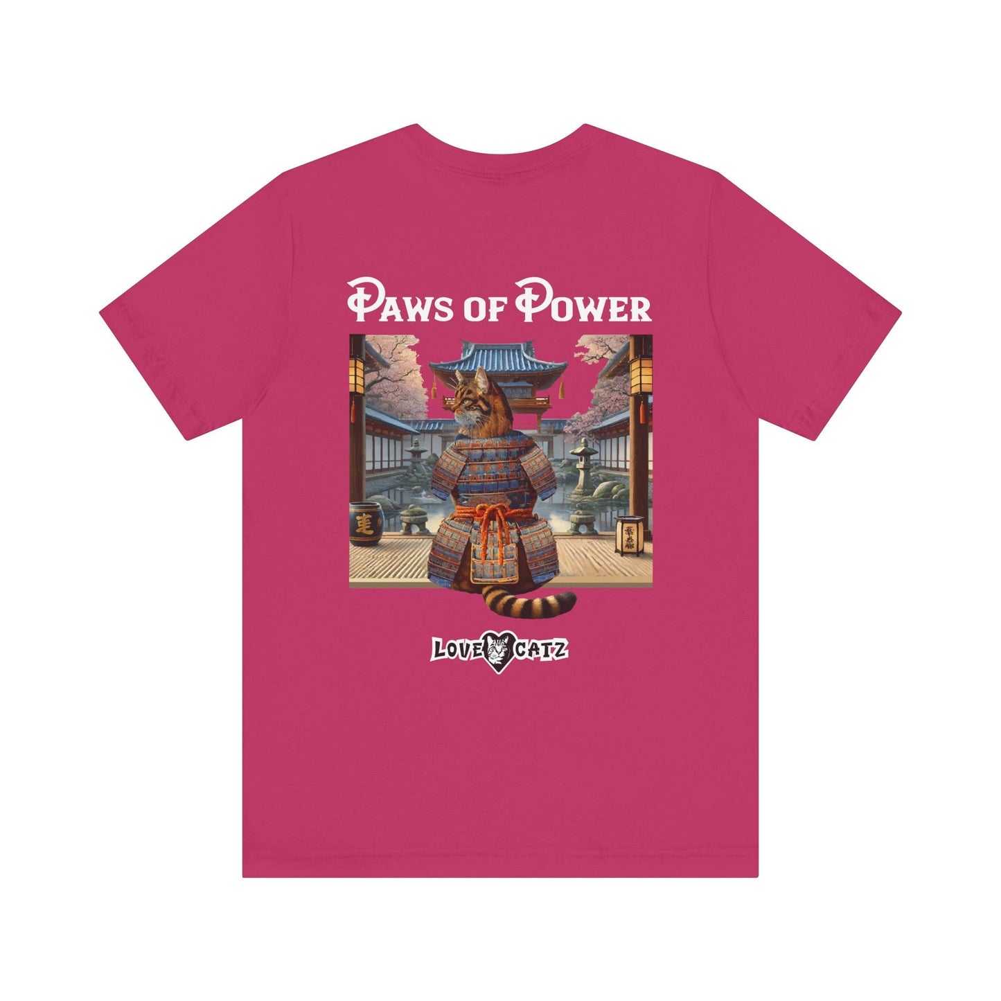 Shogun's Cat Story: T-shirt (2XL–5XL) - Design 01 - Double-Sided