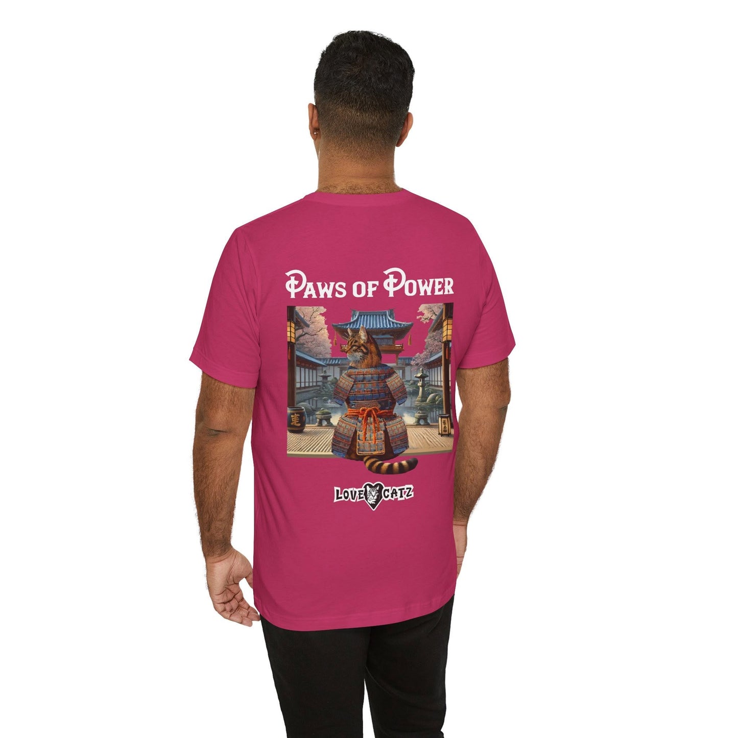 Shogun's Cat Story: T-shirt (2XL–5XL) - Design 01 - Double-Sided