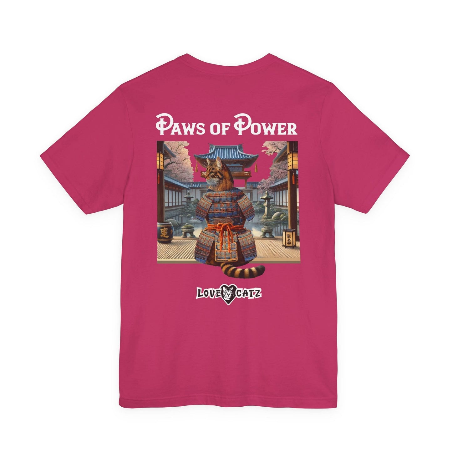 Shogun's Cat Story: T-shirt (S–XL) - Design 01 - Double-Sided
