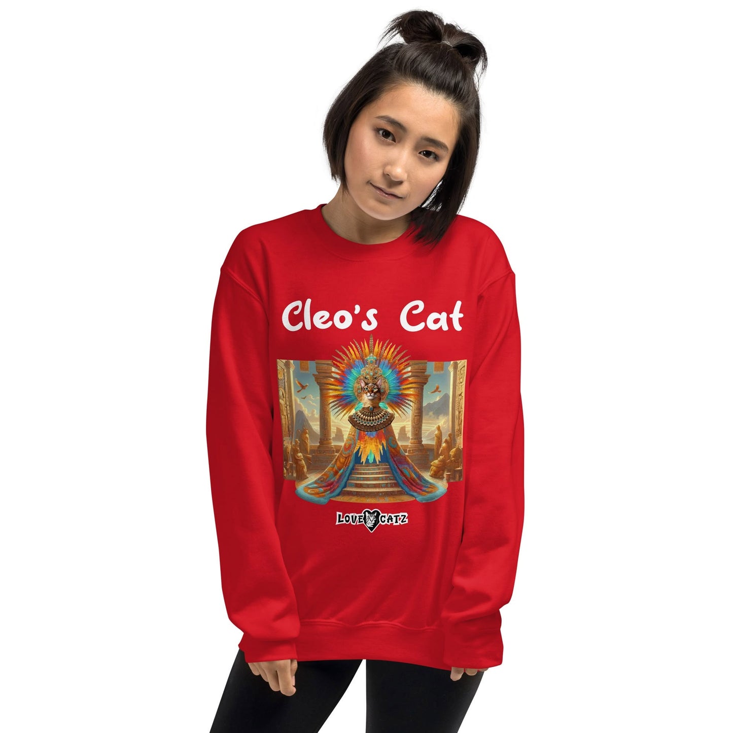 Cleo's Cat Story: Sweatshirt (S–XL) - Design 01