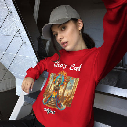 Cleo's Cat Story: Sweatshirt (S–XL) - Design 01