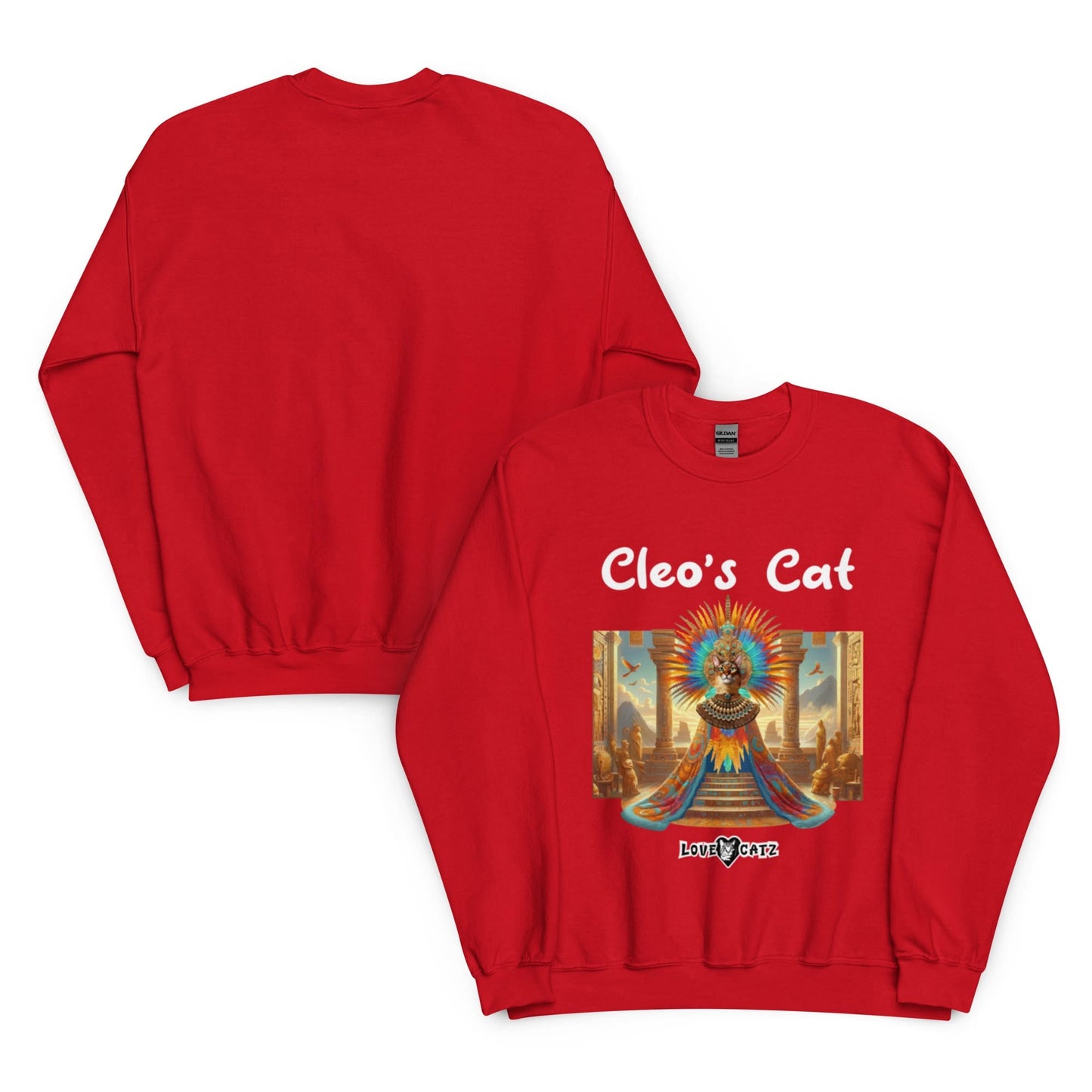 Cleo's Cat Story: Sweatshirt (2XL–5XL) - Design 01