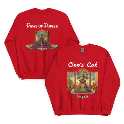 Cleo's Cat Story: Sweatshirt (2XL–5XL) - Design 01 - Double-Sided