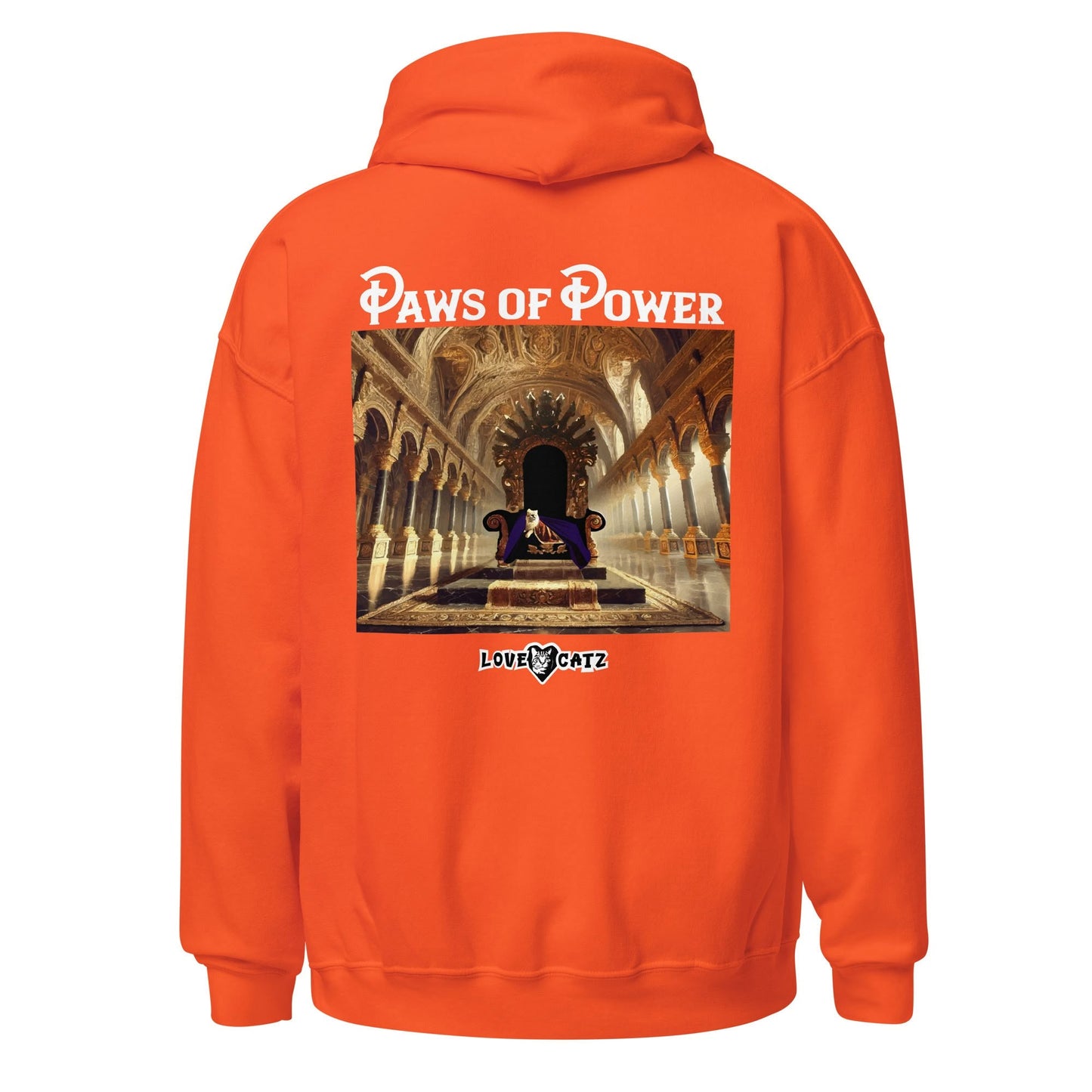 Paws of Power: Hoodie (2XL–5XL) - Design 01A