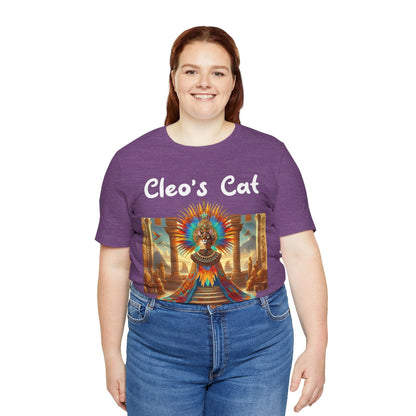 Cleo's Cat Story: T-shirt (2XL–5XL) - Design 01 - Double-Sided