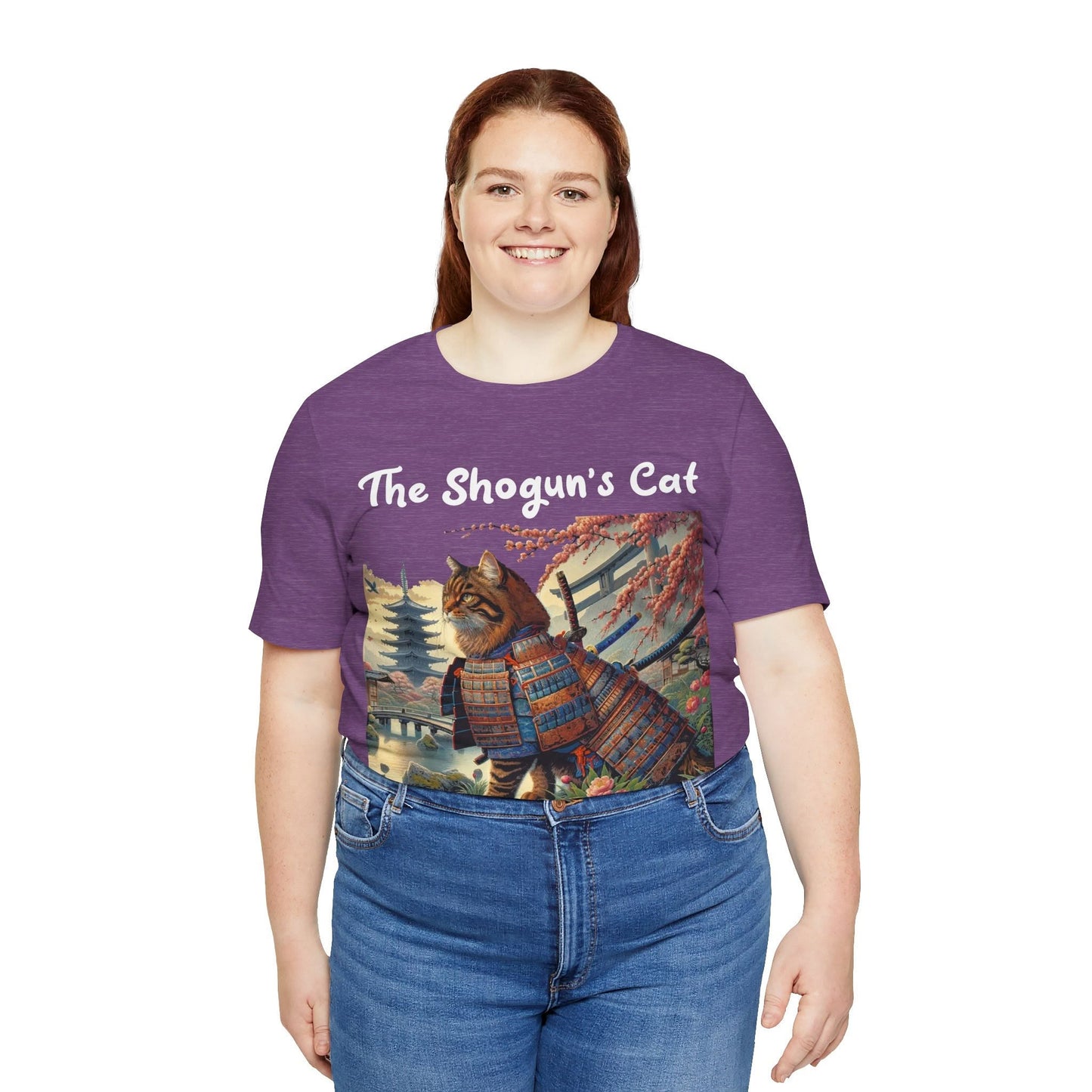 Shogun's Cat Story: T-shirt (2XL–5XL) - Design 01 - Double-Sided