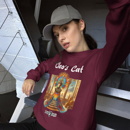 Cleo's Cat Story: Sweatshirt (S–XL) - Design 01 - Double-Sided