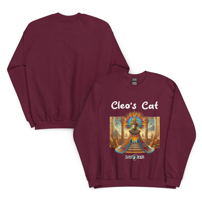 Cleo's Cat Story: Sweatshirt (2XL–5XL) - Design 01