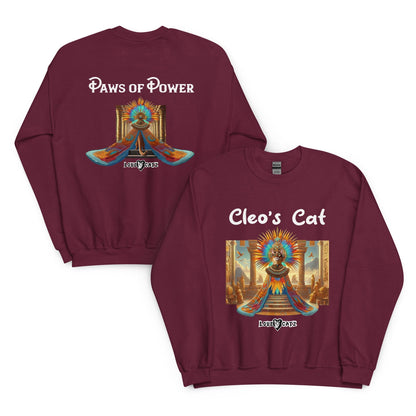 Cleo's Cat Story: Sweatshirt (2XL–5XL) - Design 01 - Double-Sided