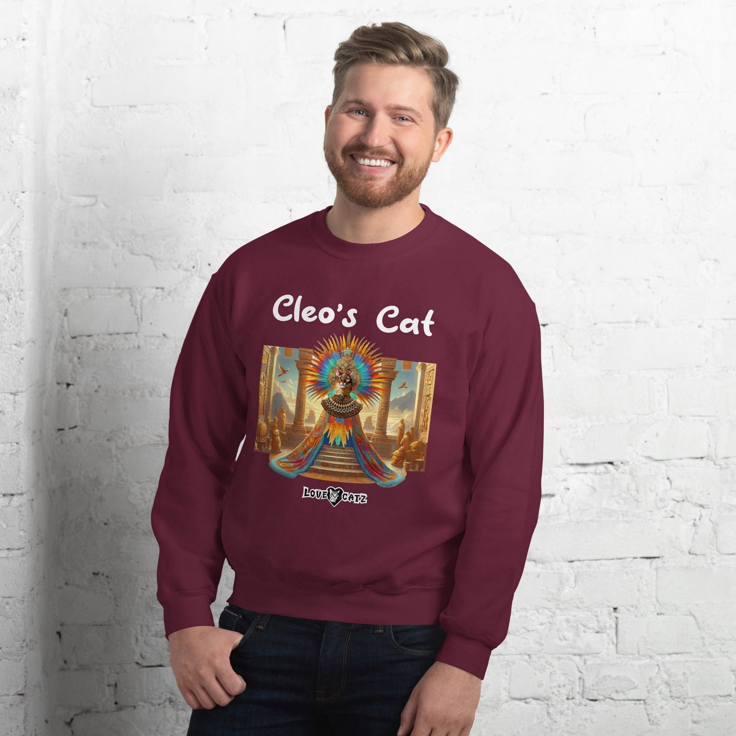 Cleo's Cat Story: Sweatshirt (2XL–5XL) - Design 01