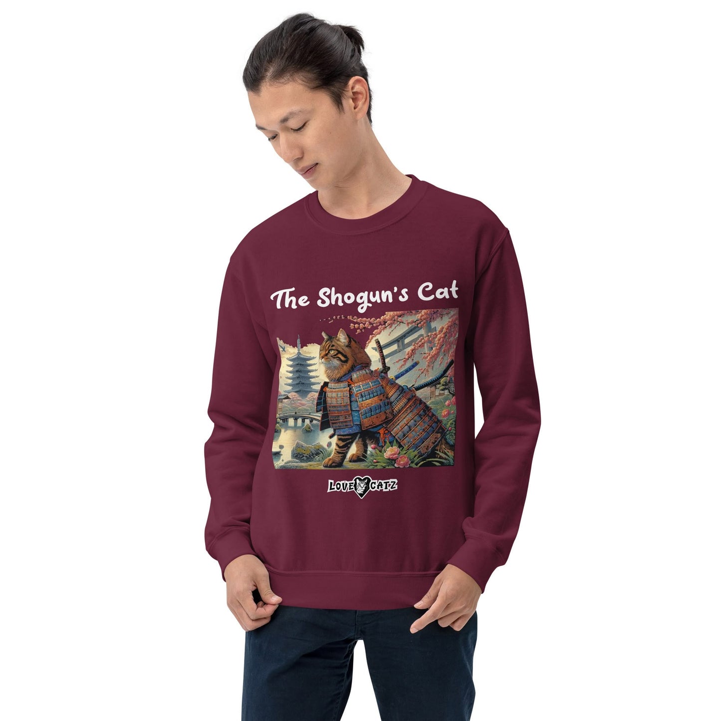 Shogun's Cat Story: Sweatshirt (S–XL) - Design 01 - Double-Sided