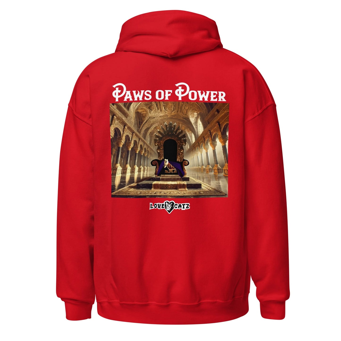 Paws of Power: Hoodie (2XL–5XL) - Design 01A