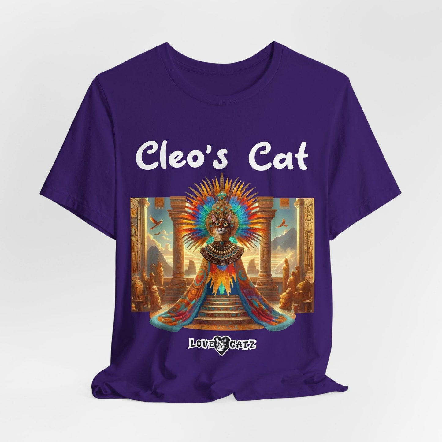 Cleo's Cat Story: T-shirt (2XL–5XL) - Design 01 - Double-Sided