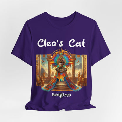 Cleo's Cat Story: T-shirt (2XL–5XL) - Design 01 - Double-Sided