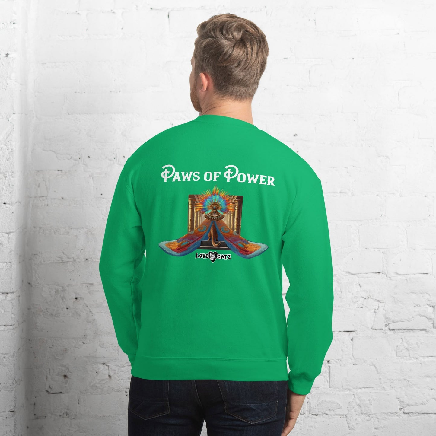Cleo's Cat Story: Sweatshirt (2XL–5XL) - Design 01 - Double-Sided