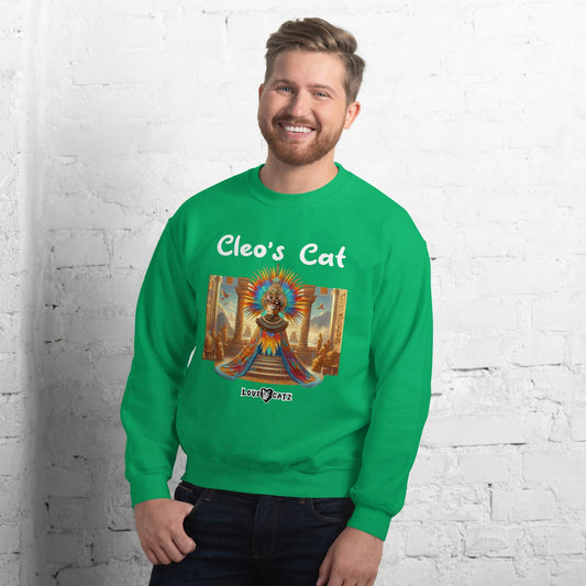 Cleo's Cat Story: Sweatshirt (2XL–5XL) - Design 01