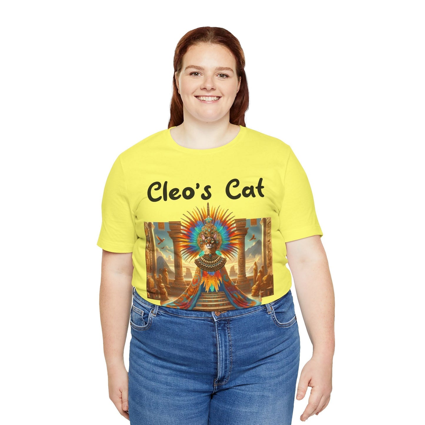 Cleo's Cat Story: T-shirt (2XL–5XL) - Design 01 - Double-Sided