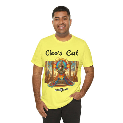 Cleo's Cat Story: T-shirt (2XL–5XL) - Design 01 - Double-Sided