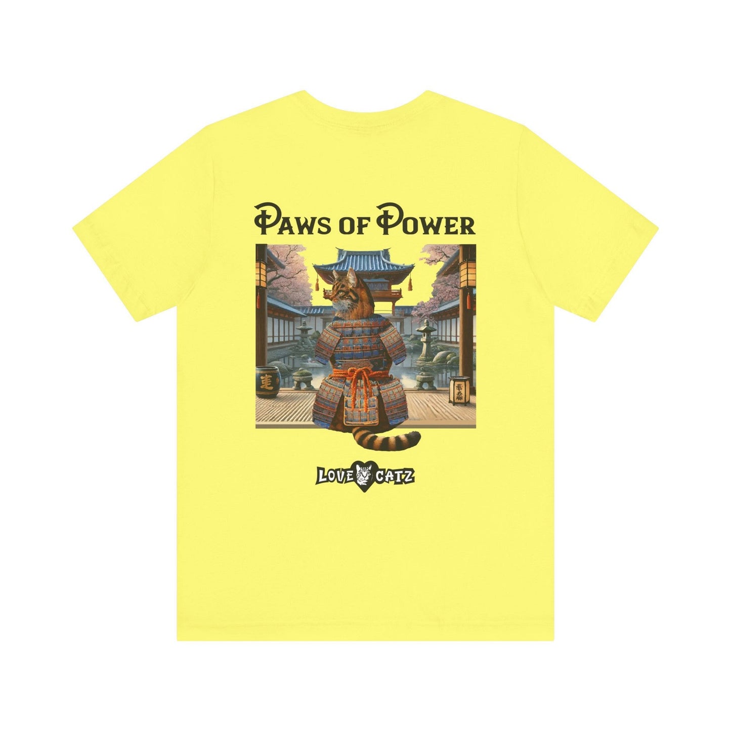 Shogun's Cat Story: T-shirt (2XL–5XL) - Design 01 - Double-Sided