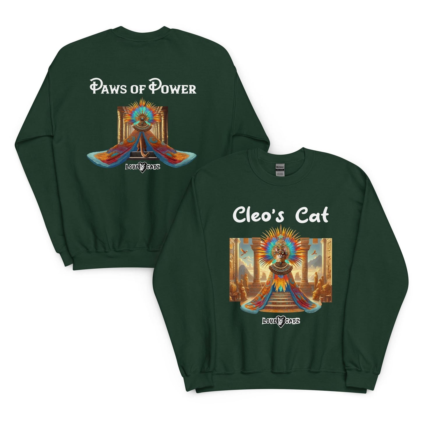 Cleo's Cat Story: Sweatshirt (S–XL) - Design 01 - Double-Sided