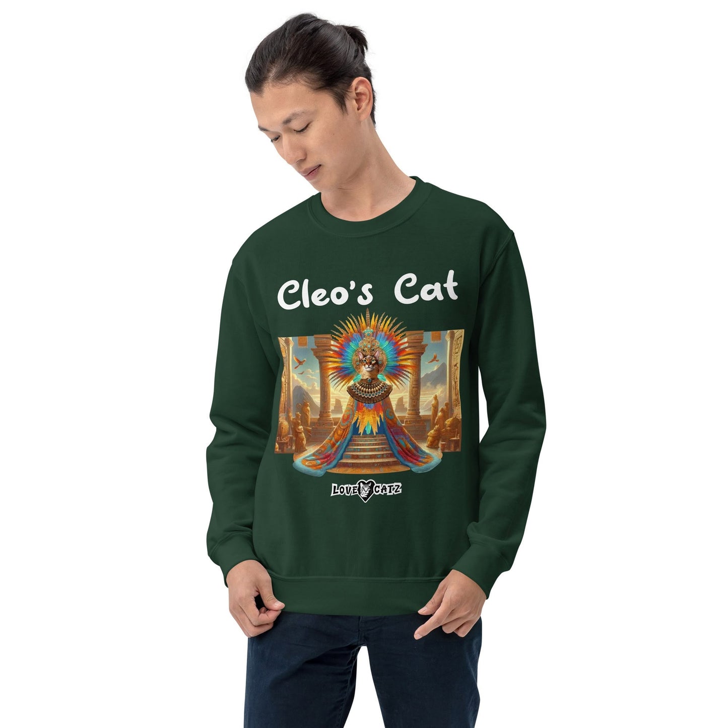 Cleo's Cat Story: Sweatshirt (S–XL) - Design 01 - Double-Sided