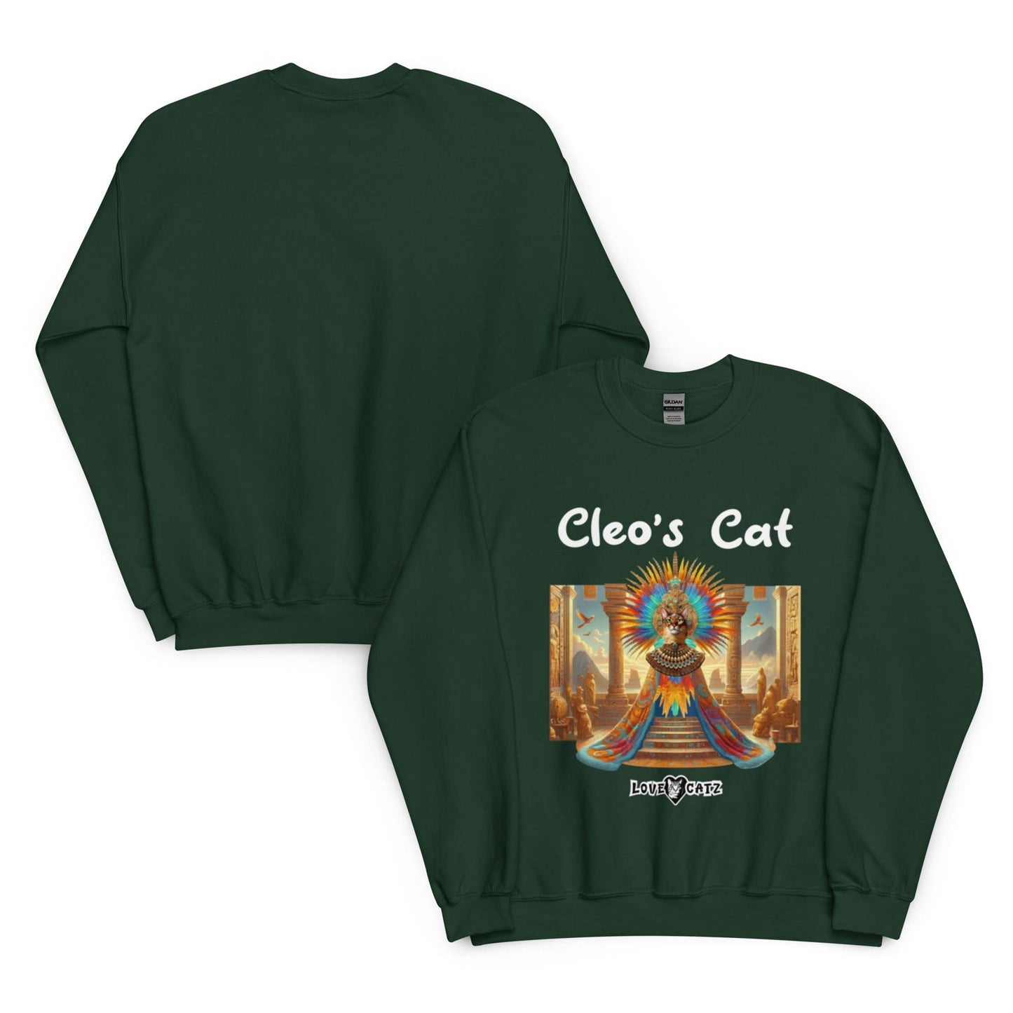Cleo's Cat Story: Sweatshirt (2XL–5XL) - Design 01