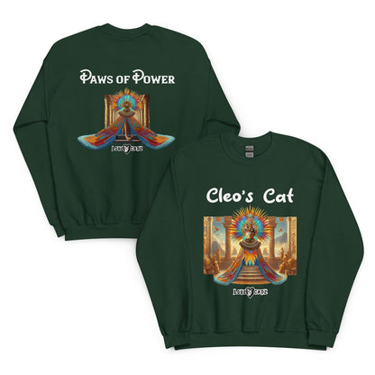 Cleo's Cat Story: Sweatshirt (2XL–5XL) - Design 01 - Double-Sided
