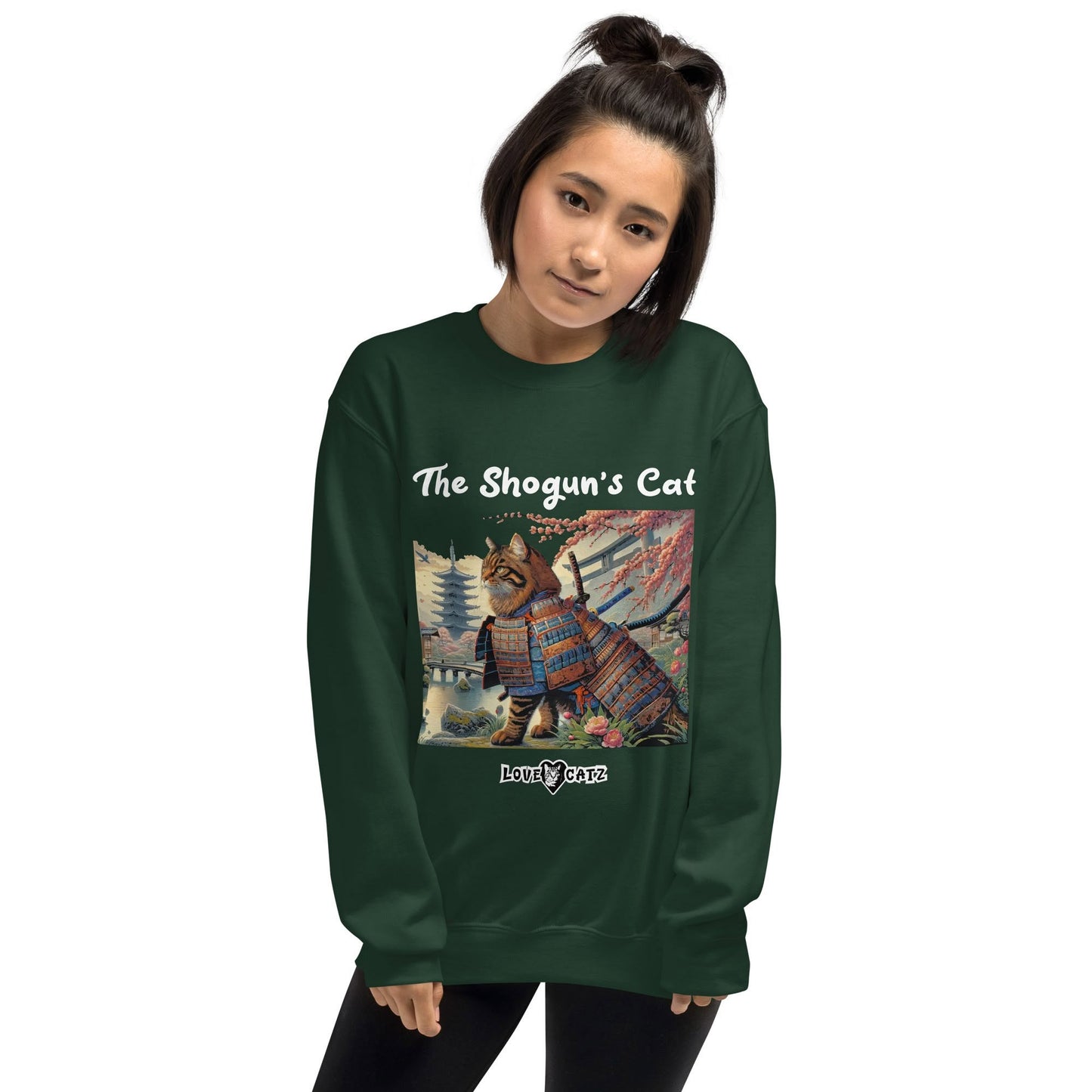 Shogun's Cat Story: Sweatshirt (S–XL) - Design 01 - Double-Sided