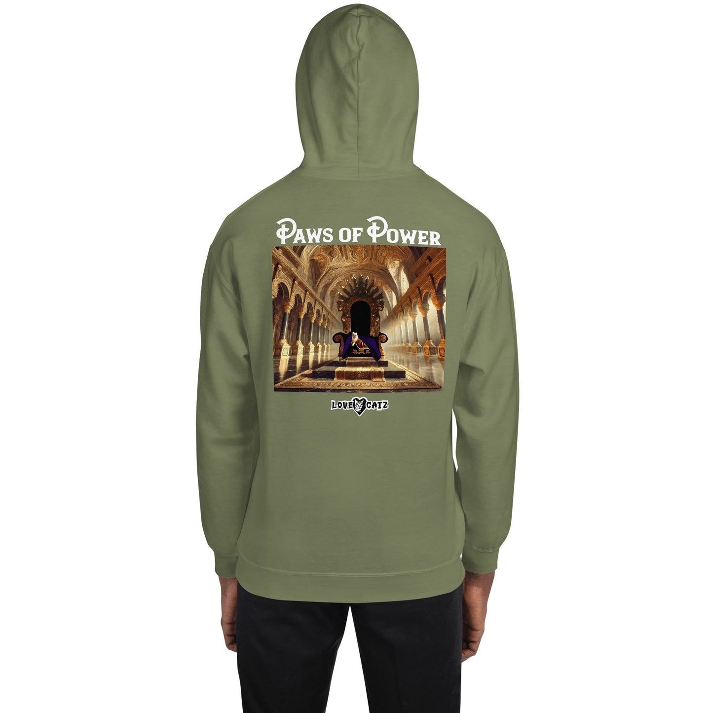 Paws of Power: Hoodie (S–XL) - Design 01A