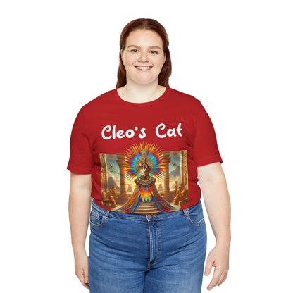 Cleo's Cat Story: T-shirt (2XL–5XL) - Design 01 - Double-Sided