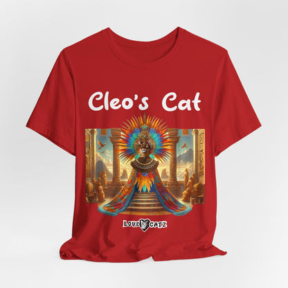 Cleo's Cat Story: T-shirt (2XL–5XL) - Design 01 - Double-Sided