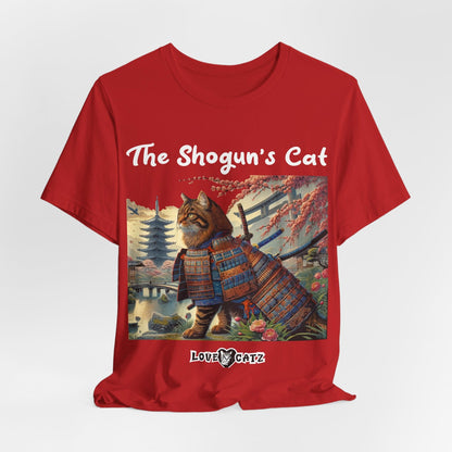 Shogun's Cat Story: T-shirt (2XL–5XL) - Design 01 - Double-Sided
