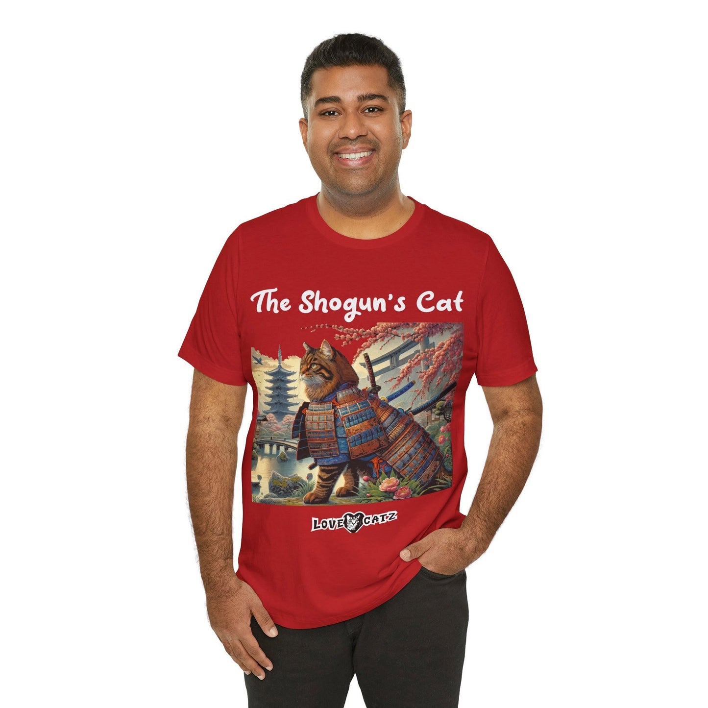 Shogun's Cat Story: T-shirt (2XL–5XL) - Design 01 - Double-Sided