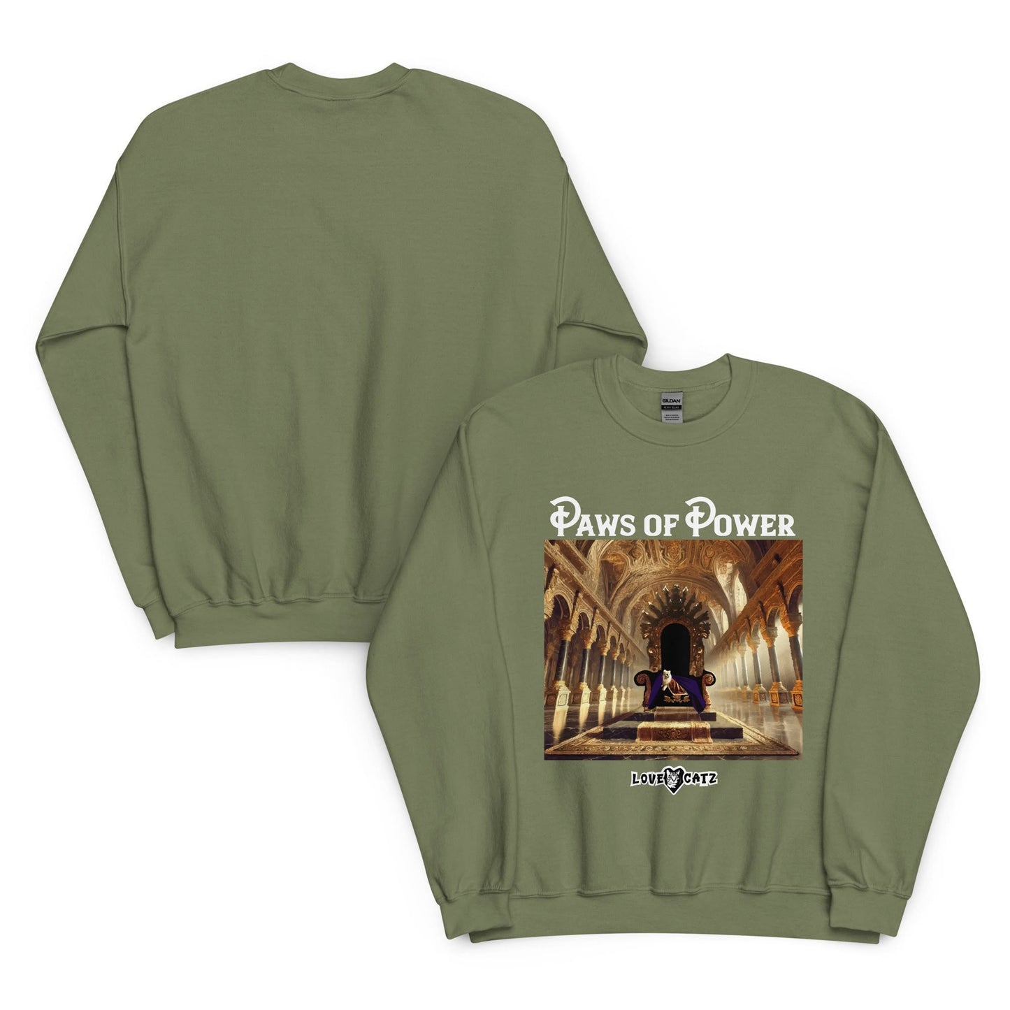 Paws of Power: Sweatshirt (S–XL) - Design 01