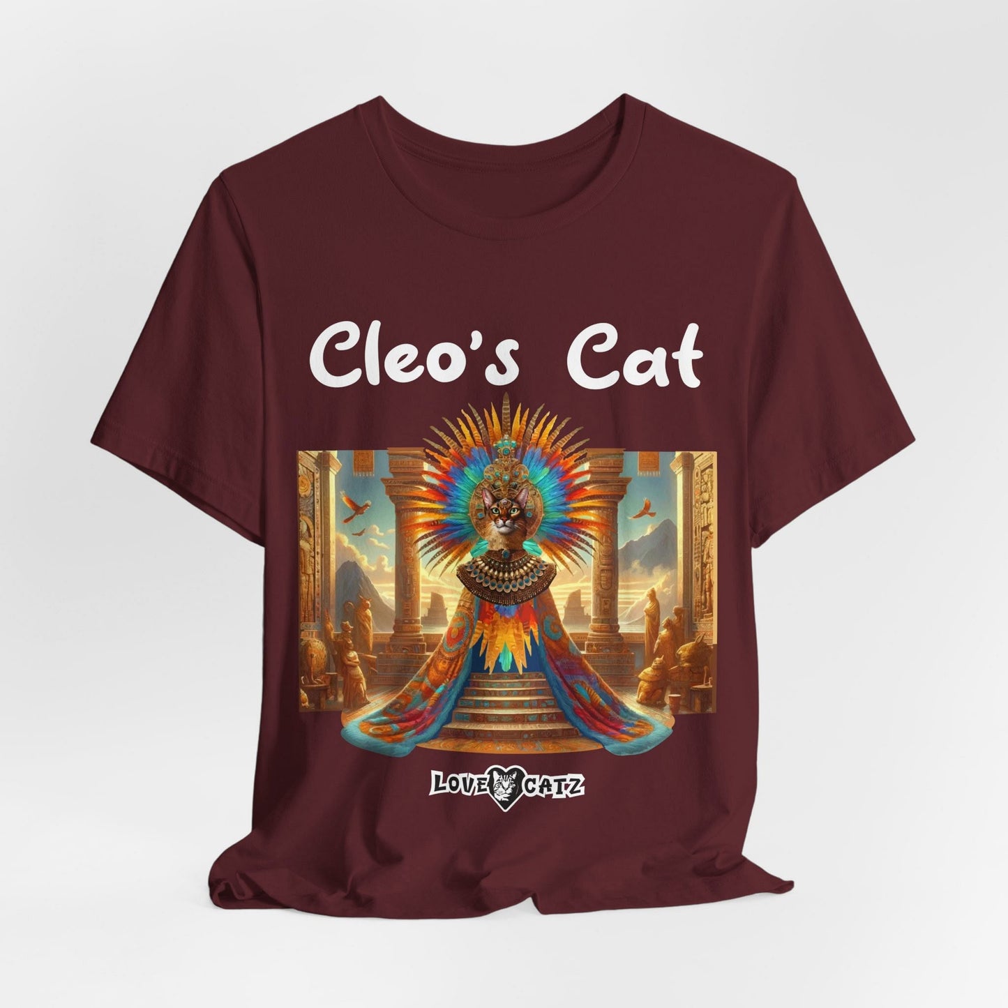 Cleo's Cat Story: T-shirt (2XL–5XL) - Design 01 - Double-Sided