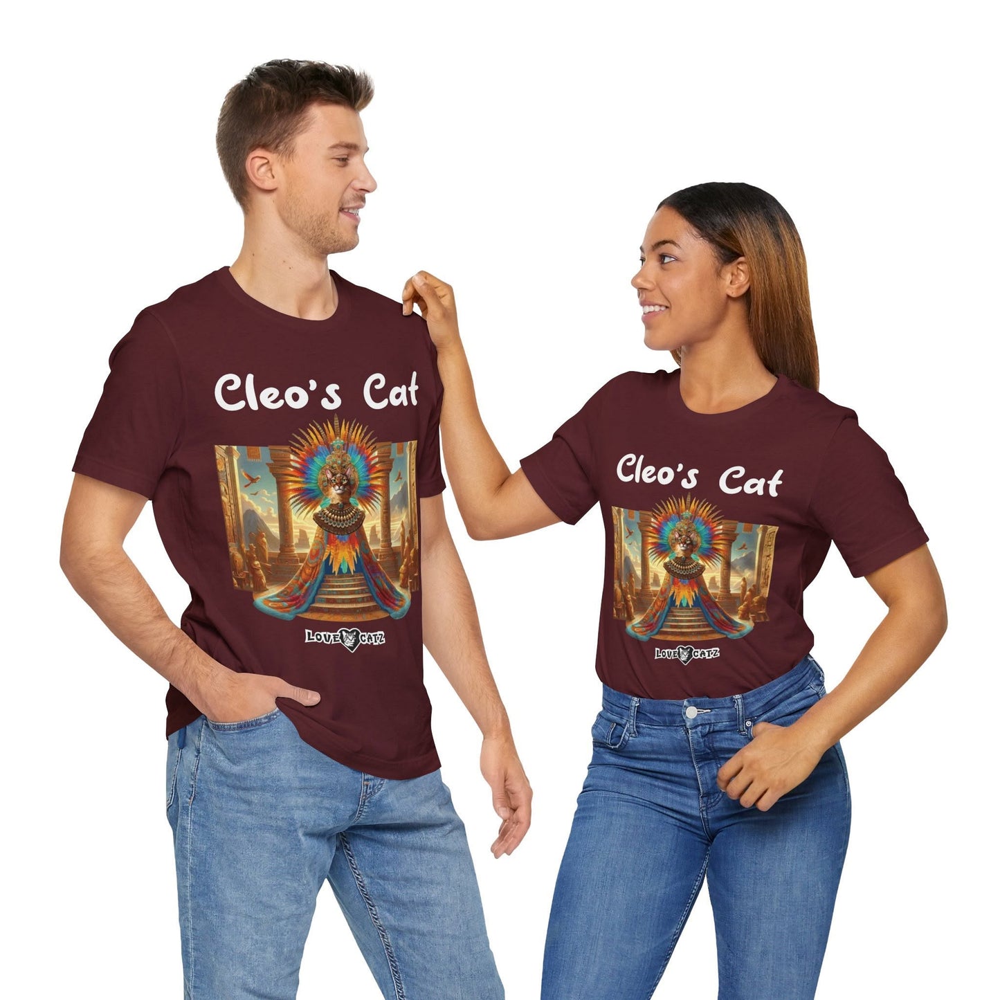 Cleo's Cat Story: T-shirt (S–XL) - Design 01