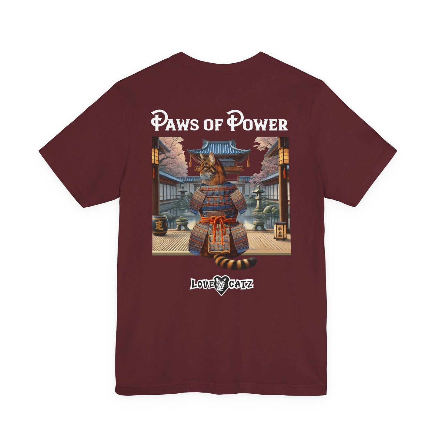 Shogun's Cat Story: T-shirt (S–XL) - Design 01 - Double-Sided