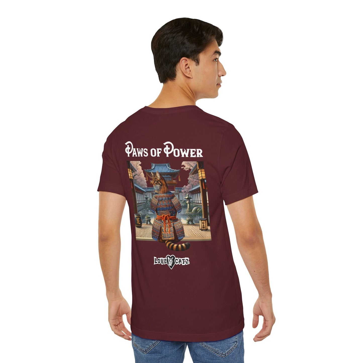 Shogun's Cat Story: T-shirt (S–XL) - Design 01 - Double-Sided