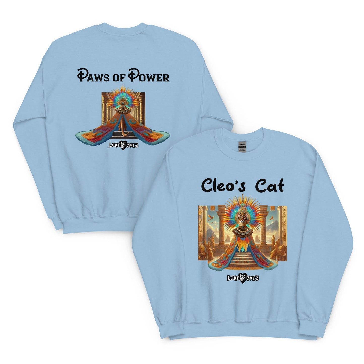 Cleo's Cat Story: Sweatshirt (S–XL) - Design 01 - Double-Sided
