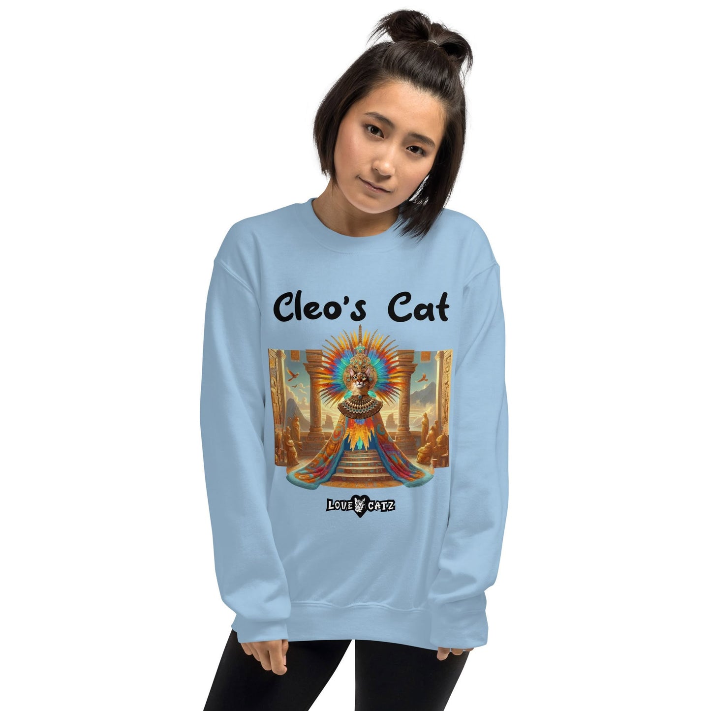 Cleo's Cat Story: Sweatshirt (S–XL) - Design 01