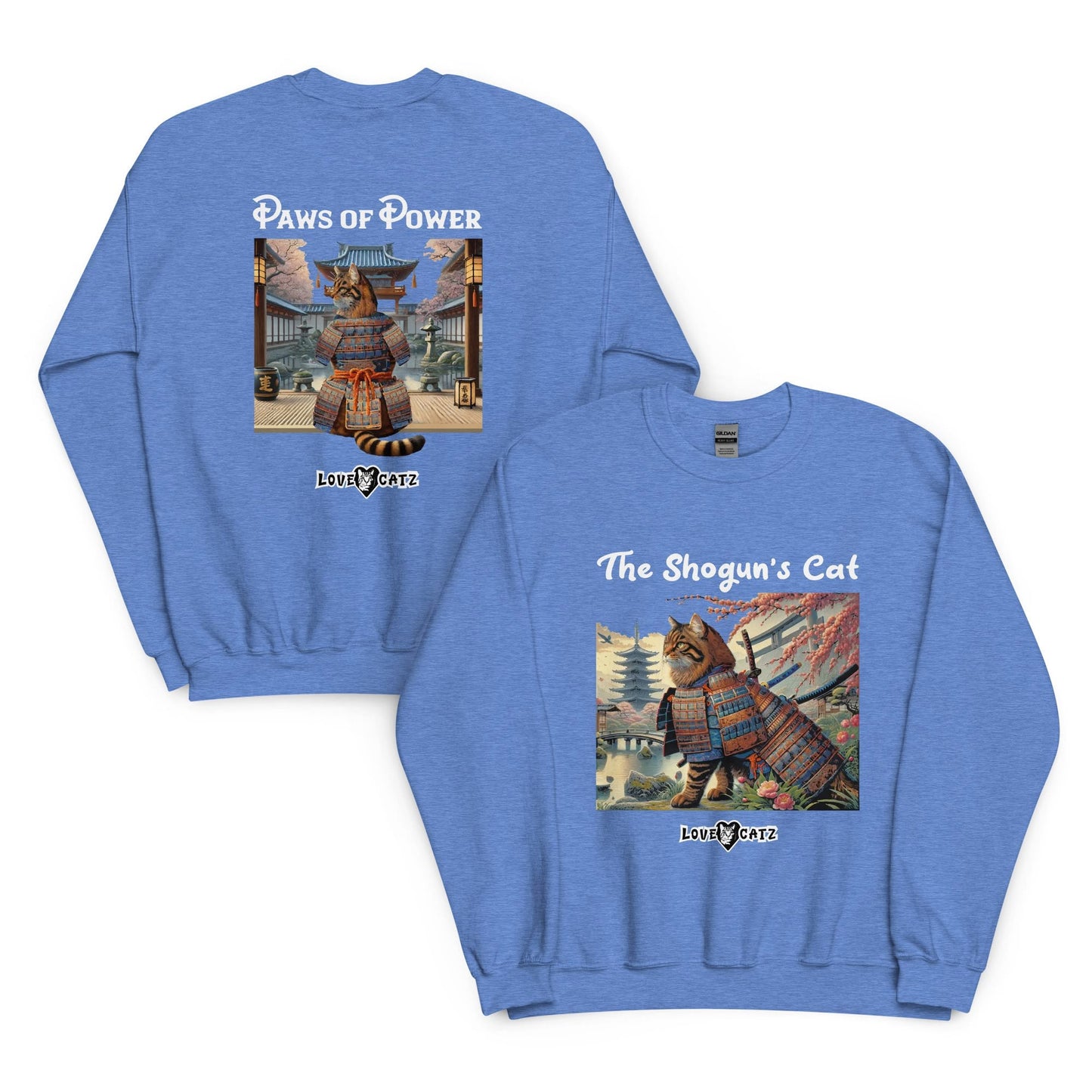 Shogun's Cat Story: Sweatshirt (S–XL) - Design 01 - Double-Sided
