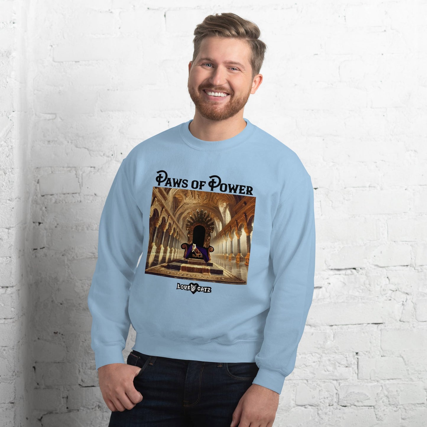 Paws of Power: Sweatshirt (2XL–5XL) - Design 01