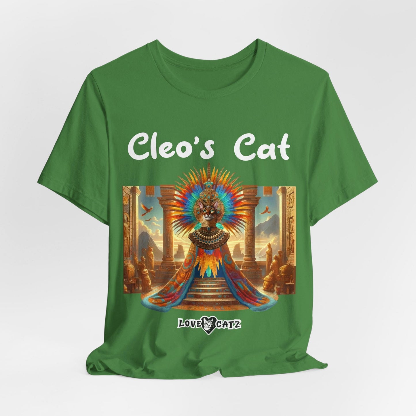 Cleo's Cat Story: T-shirt (2XL–5XL) - Design 01 - Double-Sided